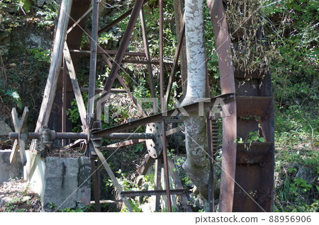 Wastewater car swallowed by nature 88956906