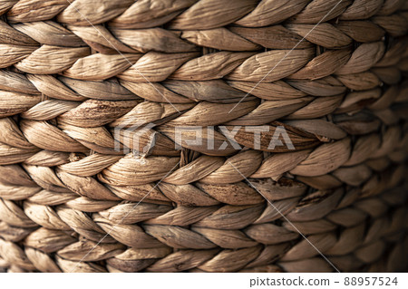 Wicker basket, close up background photo texture. Wicker basket, close up background photo texture. 88957524