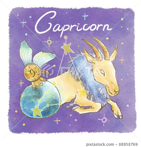 摩羯座剪貼畫 摩羯座剪貼畫 88958769