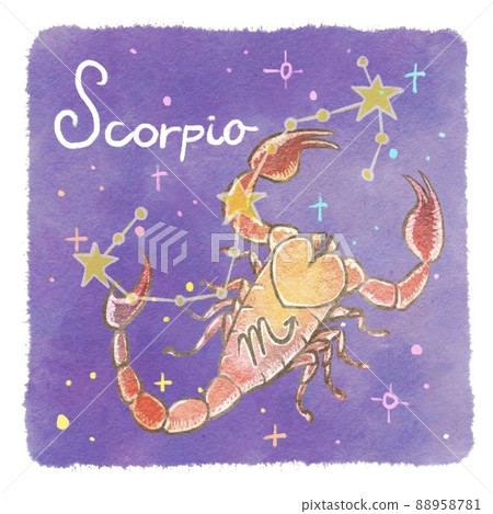 Scorpio illustration 88958781