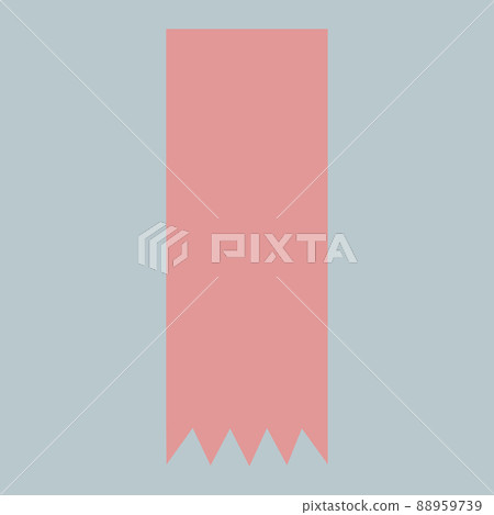 Cartoon sticky notes. Cute scrap from notepad for noting, coloured isolated sticker, paper list school notebook, noticeboard label, office sticker, neat vector illustration. Notepad sticky sticker 88959739