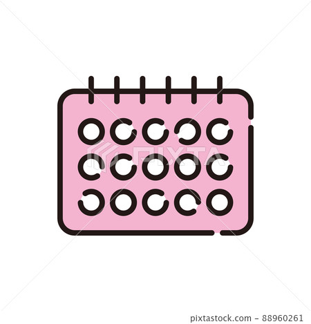 日曆 [商務圖標系列] 88960261