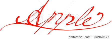 Apple (cursive) 88960673