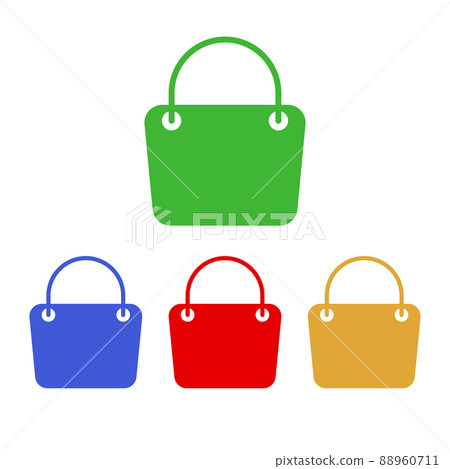 Colorful bag icon set 88960711