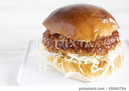 Delicious Menchi-katsu Burger Delicious Menchi-katsu Burger 88960784