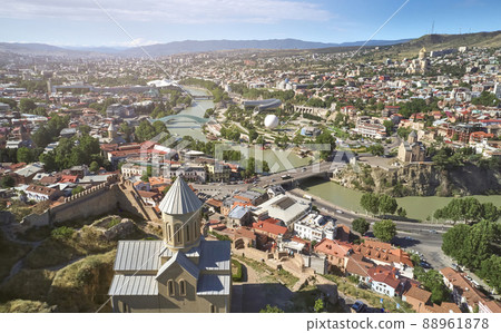 Landscape of sunny Tbilisi Landscape of sunny Tbilisi 88961878