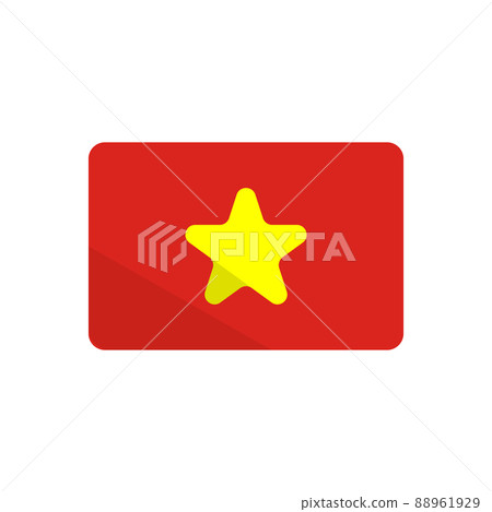 Cute vietnamese flag Cute vietnamese flag 88961929