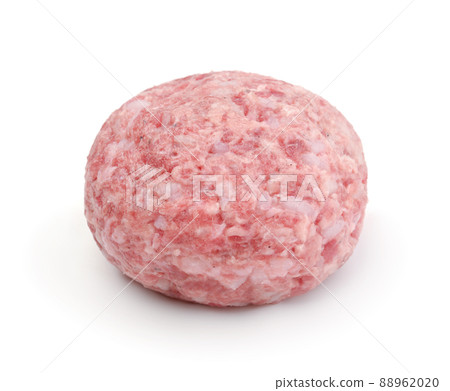 A raw meat cutlet isolated. 88962020