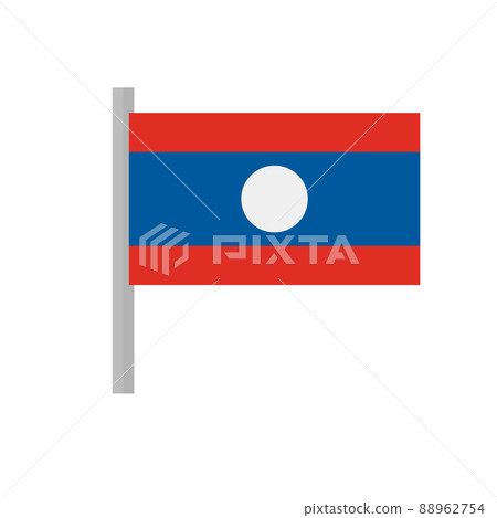 Laos flag flag 88962754