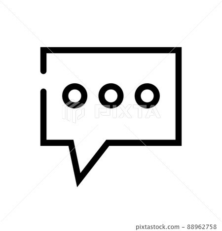 Modern speech bubble 88962758