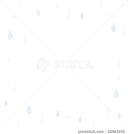 雨滴插圖的背景材料雨季廣場 88963856