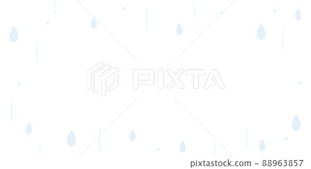 雨滴、雨季、風景插圖的背景材料 88963857