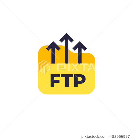 ftp, upload to server vector icon ftp, upload to server vector icon 88966957