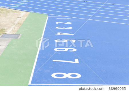 田徑場跑道起跑線 88969065