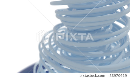 CG pipes Many entwined pipes 88970619
