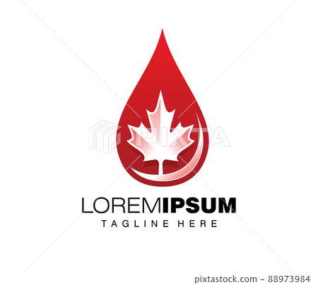 Oil and water drop logo sign 88973984
