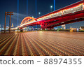 《兵庫縣》神戶大橋夜景 88974355