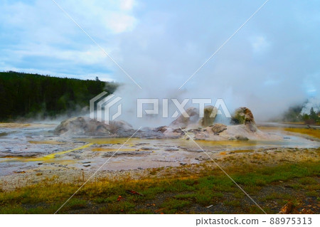 Geyser Hill Loop's Grotto Geyser Geyser Hill Loop's Grotto Geyser 88975313