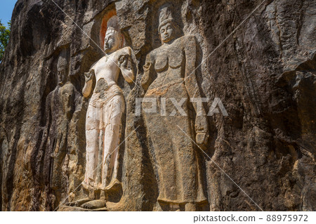 Statue on Sri Lanka 88975972