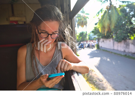 Girl in train Girl in train 88976014