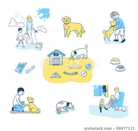 各種寵物的生活場景 88977115