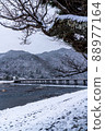 《京都》嵐山的冬景 88977164
