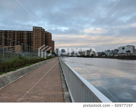 Tokyo Shiomi Canal Shiomi Promenade Tokyo Shiomi Canal Shiomi Promenade 88977197