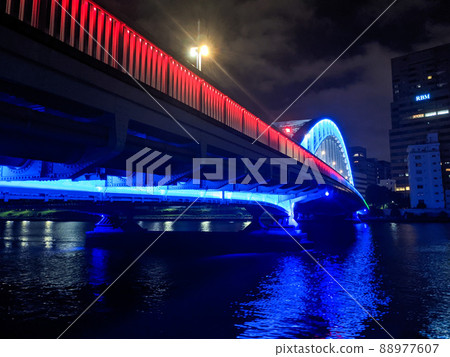 東京永台橋特別照明(2021 年 9 月) 東京永台橋特別照明(2021 年 9 月) 88977607