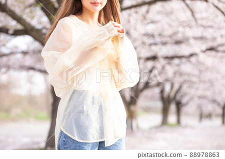 櫻花和女人櫻花 88978863