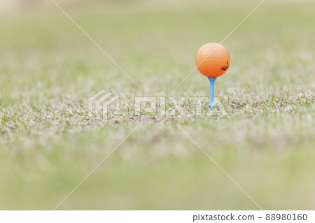 Golf tee shot image Golf tee shot image 88980160