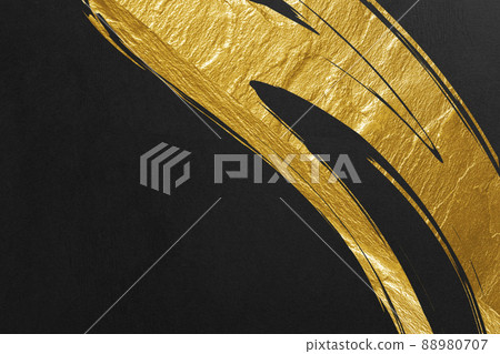 Background texture Luxury golden gold folding screen Gold paper New Year's card New Year Japanese paper Japanese pattern Wallpaper Brush art Black background Background texture Luxury golden gold folding screen Gold paper New Year's card New Year Japanese paper Japanese pattern Wallpaper Brush art Black background 88980707