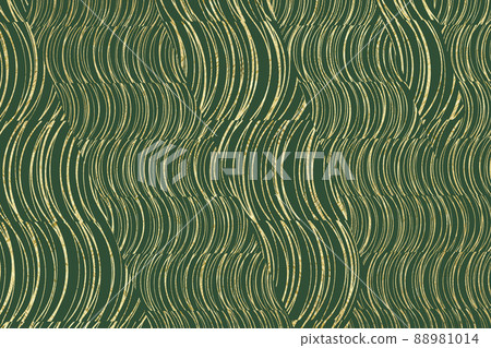 背景質感豪華綠色金色新年賀卡新年日本紙壁紙線條畫農莊淡淡的線條 88981014