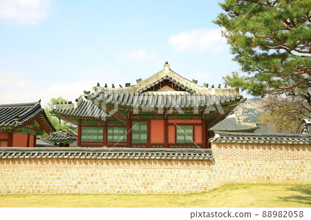 World Heritage Site, Gyeongbokgung Palace Spring 88982058