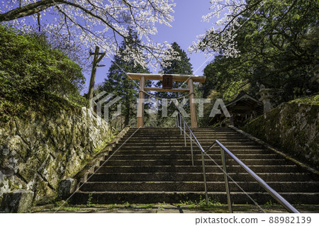 石見銀山大森街景井戶神社鳥居島根縣織田市 88982139