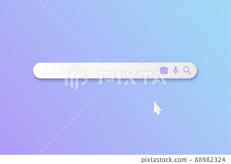 Search bar design element. Search bar for user interface. Vector search 88982324