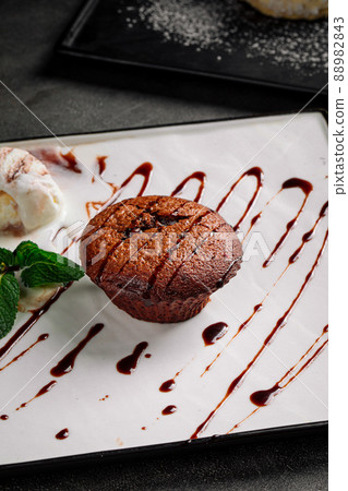Chocolate fondant dessert Chocolate fondant dessert 88982843