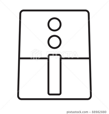 cooking air fryer appliance icon vector for graphic design, logo, website, social media, mobile app, UI illustration 88982880