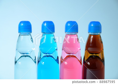 4 bottles of juice, cola cider 88987595