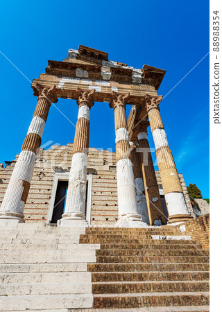 Capitolium Roman Temple or Tempio Capitolino - Brescia Lombardy Italy 88988354