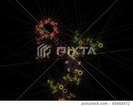 Imaginatory fractal abstract background Image Imaginatory fractal abstract background Image 88988972