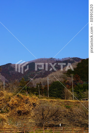 Tochigi 100 Famous Mountains Yagurasan seen from Hoshinomachi Tochigi 100 Famous Mountains Yagurasan seen from Hoshinomachi 88991620