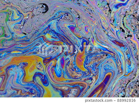 抽象的肥皂泡 88992816