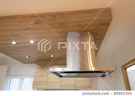 新建獨立島廚房的換氣扇 88993364