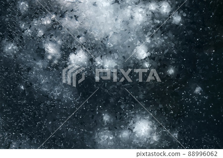 Texture of beautiful blue ice with cracks and air bubbles in the frozen Lake Baikal 88996062