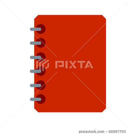 Notepad. Closed notebook for writing. School book or textbook for studying 88997705