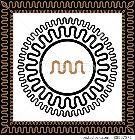 Ancient Greek frames patterns, set of antique borders from Greece Ancient Greek frames patterns, set of antique borders from Greece 88997871