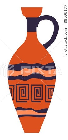 Roman or Greek amphora, ancient vase decoration 88999177