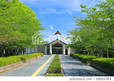 [Kagoshima Prefecture] Chiran Peace Museum (Chiran Peace Park) under clear skies 89002064
