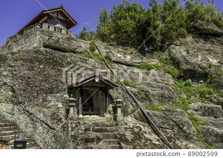 石見銀山大森街景觀世音寺市畑藥師石碑島根縣織田市 石見銀山大森街景觀世音寺市畑藥師石碑島根縣織田市 89002509