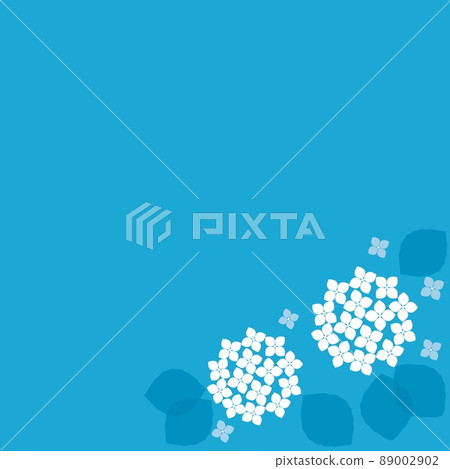 Hydrangea Frame - Stock Illustration [89002902] - PIXTA